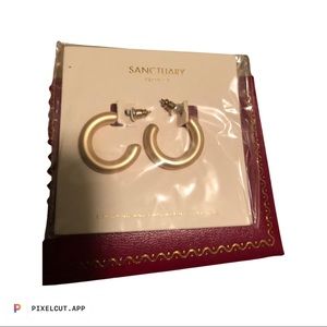 Sanctuary Project Gold Hoop Earrings